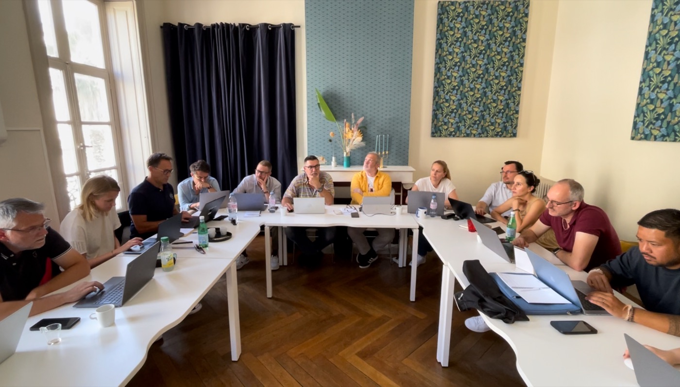 Séminaire du réseau Inwin, vue d'ensemble de la salle